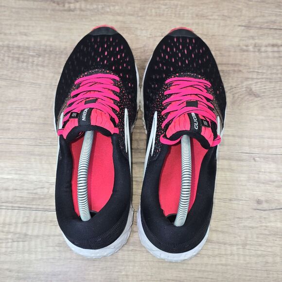 Brooks Glycerin 16 Women's Sz 8.5 B Black Pink White Running Shoes (1202781B070) - Picture 5 of 9